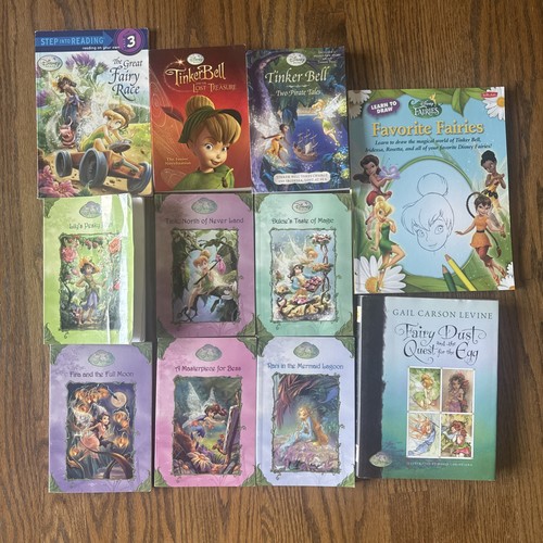 Disney fairies book series lot - disney,
