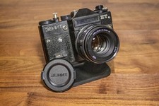 Zenit ET 35mm SLR + Helios 44-M4 Lens | 1980s USSR | Working | Serviced | Vintag