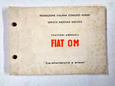 Trattori Agricoli FIAT OM Caratteristiche e prezzi