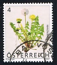 AUSTRIA 1 FRANCOBOLLO FIORI TARAXACUM OFFICINALIS 2007 usato