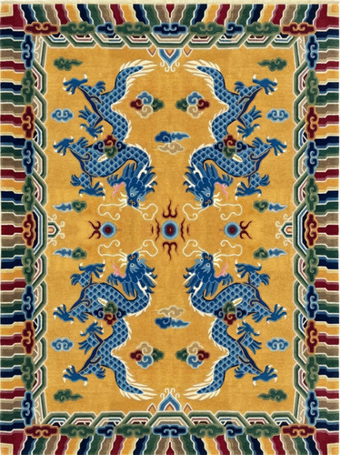 Tappeto draghi tibetani