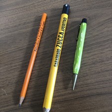 Lotto 3 Matite Pubblicitarie Rabarbaro Zucca, Polverificio Randi ,Vulcania Espl.