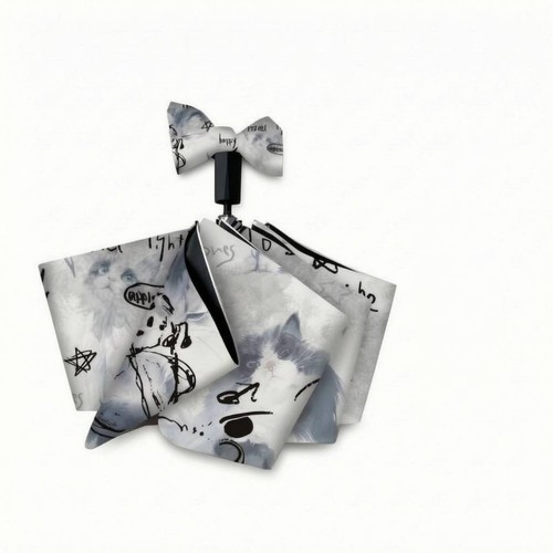 Ombrello con stampa gatto - con,