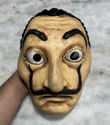 Maschera salvador dalì rapina - maschera,
