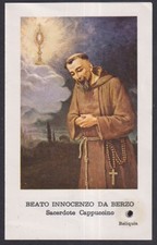 Holy card relic del Beato P
