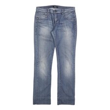 Jeans donna PHARD slim blu denim W32 L32 chiusura zip stile classico