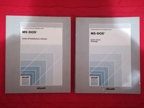 Olivetti dos manuali - ms-dos, guida
