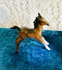 Beswick England Vintage Thoroughbred Horse Foal Figurine with  Gloss Finish