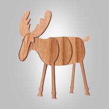  Natale cervi alce puntelli in