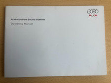 MANUALE OPERATIVO AUDI CONCERT