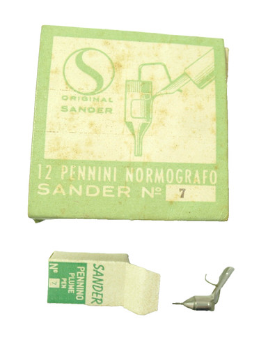 Vecchia scatola pennini - pennini, per