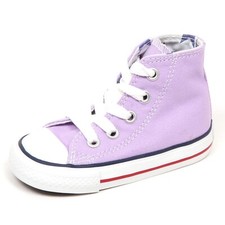 E4132 sneaker bimba CONVERSE ALL STAR violet shoe girl kid