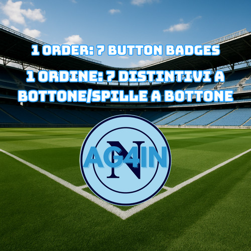 Set spilla bottone napoli - a,