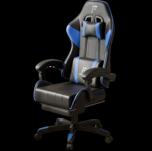 Poltrona gaming blu - gaming,