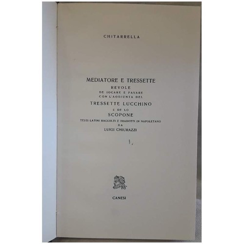 Mediatore tressette revole - e, tressette-revole