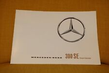 Mercedes-Benz 300 SE Coupé/Cabriolet W112 depliant 1962