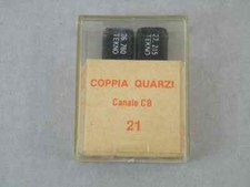 COPPIA QUARZI CB CANALE 21 26,760 MHZ  27,215 MHZ