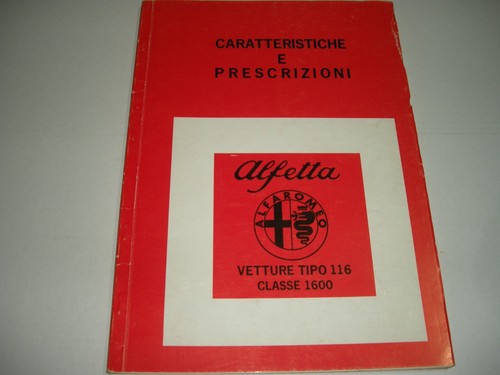Alfa romeo raro manuale - alfa,