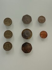 Lotto 8 Monete Inglesi Rare
