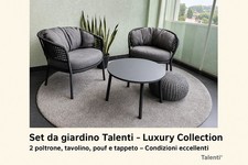 Made in Italy Talenti - set salotto da giardino grigio mai usato - Luxury  