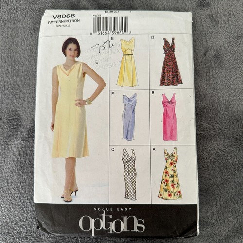 Abito vogue v8068 modello - vogue,