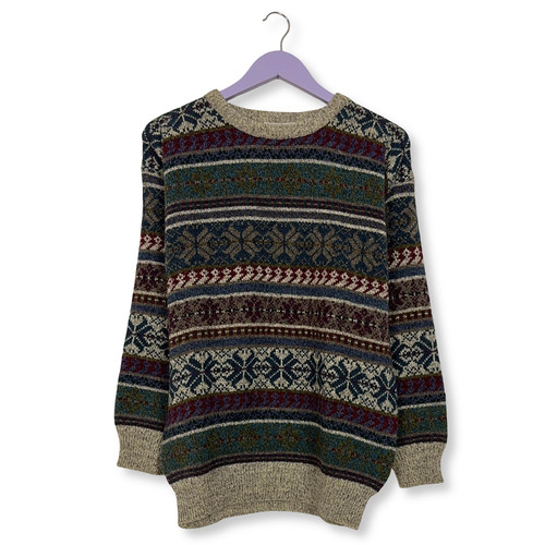 Maglione vintage multicolore - maglione,