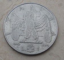 1 Lira IMPERO - Regno d'Italia