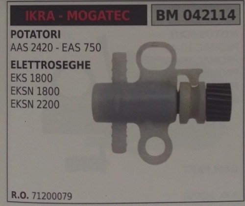 71200079 pompa olio motosega - 71200079,