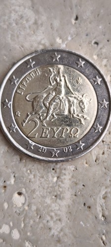 Euro moneta grecia 2002 - moneta,