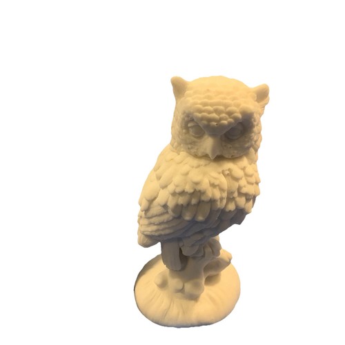 Scultura gufo bianco - gufo, a