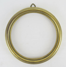 CORNICE TONDA ROTONDA DIAMETRO UTILE 22cm LEGNO DORATO DORATA X12