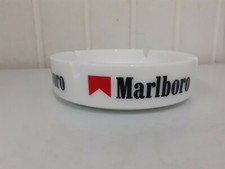 Posacenere Vintage Pubblicitario Marlboro In Ceramica Da Collezione 