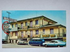 GENOVA NERVI Motel Milano bar garage auto car vecchia cartolina mignon