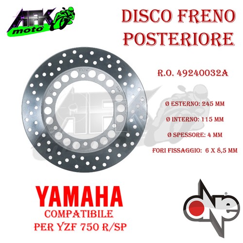 Disco freno posteriore - disco,