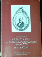 Giovanni Lanza e i problemi
