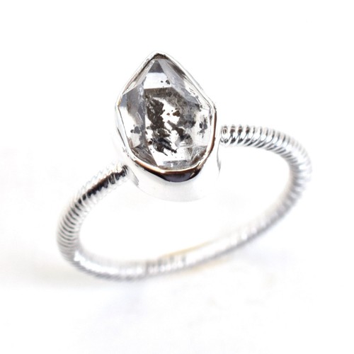 Anello herkimer diamanti - anello,