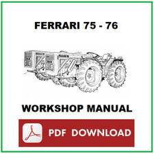 FERRARI 75 76 Manuale officina