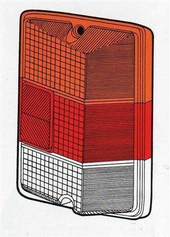 Plastica fanalino posteriore
