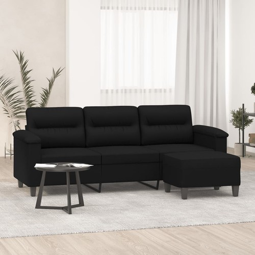 Seater sofa with footstool - 3-seater,