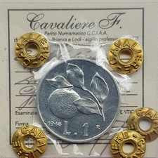 1 LIRA 1946 FDC PERIZIA