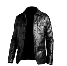 Men’s Black Faux Leather
