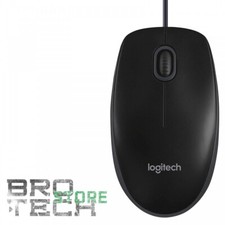 MOUSE OTTICO USB AMBIDESTRO LOGITECH B100 BLACK NERO 800 DPI 910-003357
