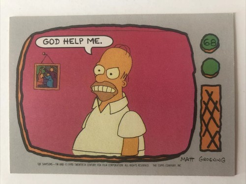 The simpsons topps 1990 - the,