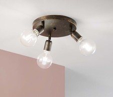 Plafoniera con faretti spot in