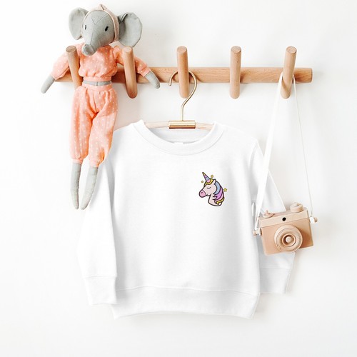 Felpa unicorno bambini - unicorno,
