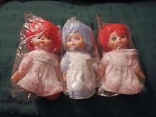 '80s 3 bambole morbide "tipo" Cuorecaldo o Spumone o CeppiRatti Gi.Mas Vintage