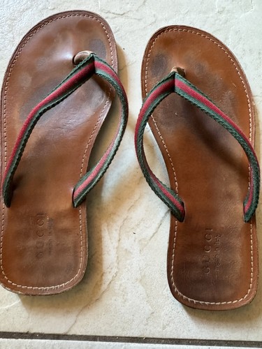 Gucci infradito cuoio unisex - gucci,