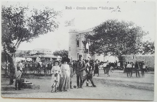 Cartolina rodi circolo - cartolina,