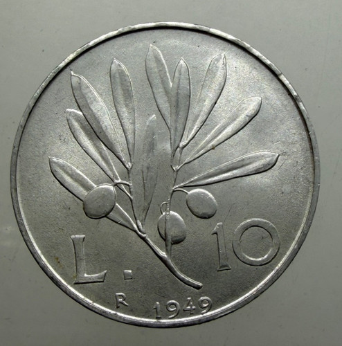 Repubblica italiana lire - italiana, 10