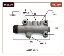 POMPA FRENO LANCIA APPIA III